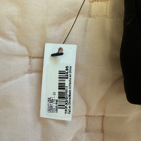 🖤SOLD🖤NWT Dynamite Corset Style Waist Belt in Black - Picture 3 of 4